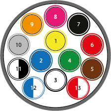 13-Pin Wiring Diagram