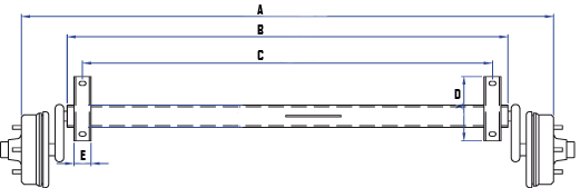 Rubber Suspension axle